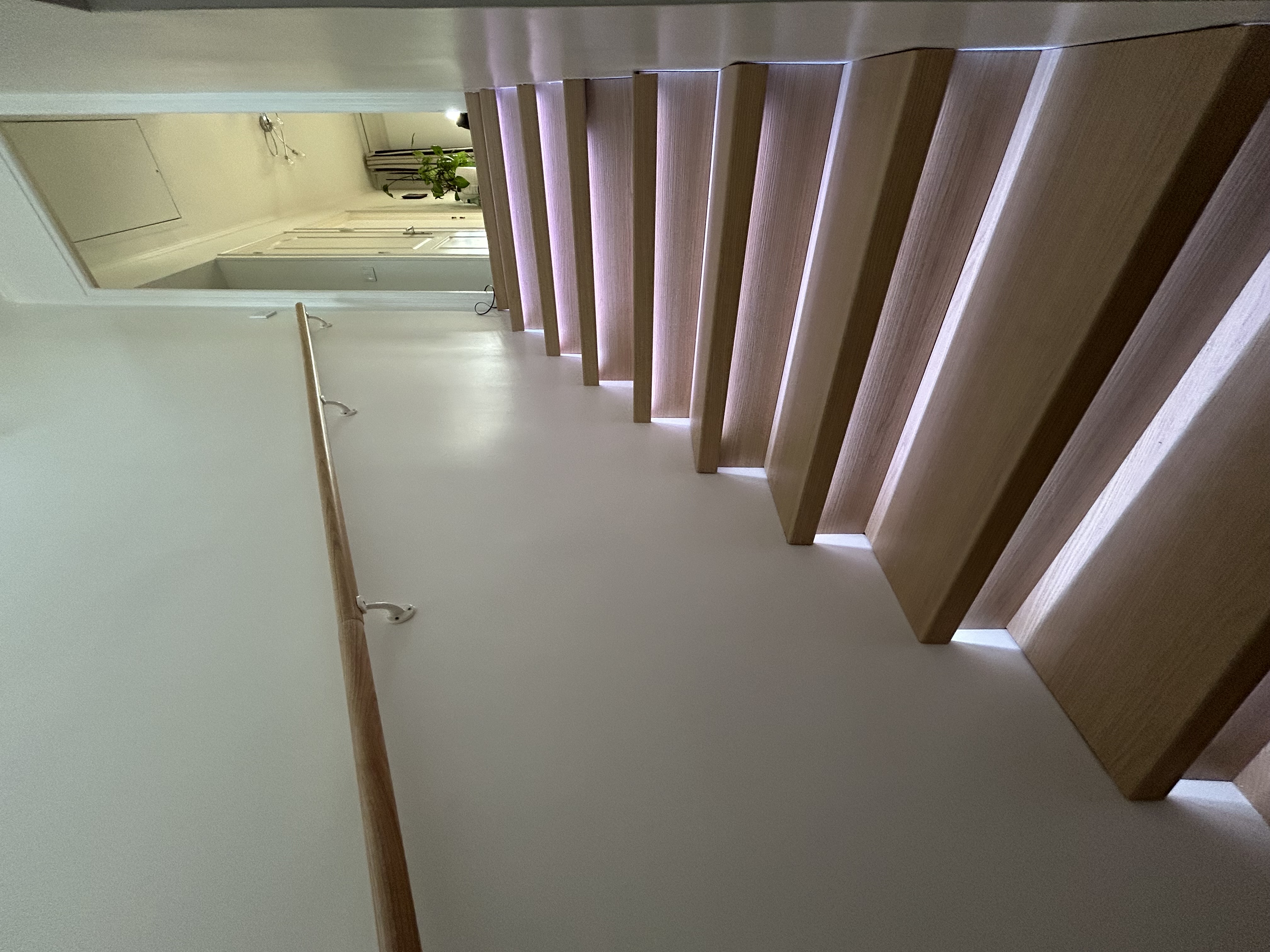 Escaliers rétro éclairés